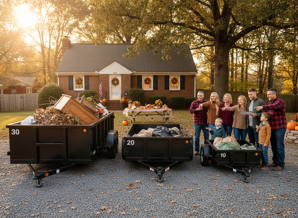 How to Select the Right Roll Off Dump Trailer Size for Home Projects in Thanksgiving, VA